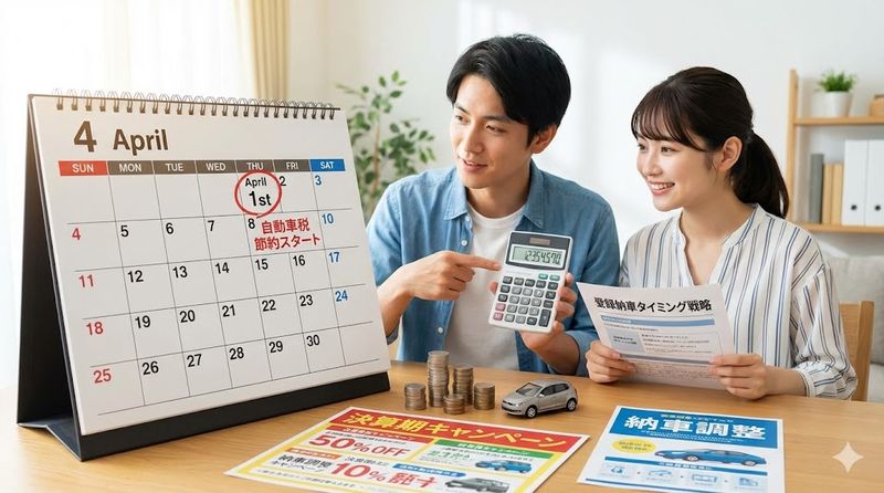 4.自動車税を節約するための登録・納車タイミング戦略