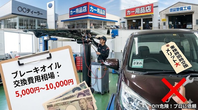 4.ブレーキオイル交換の費用と方法