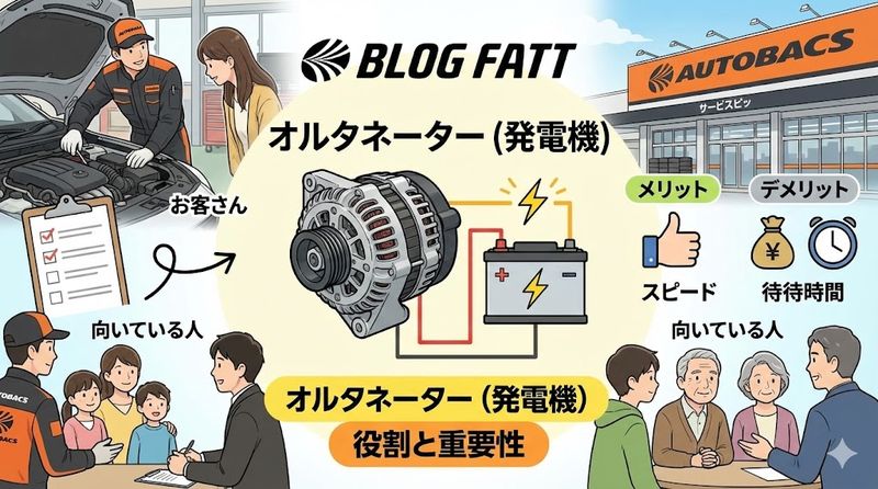 1.オートバックスでのオルタネーター交換の基礎知識