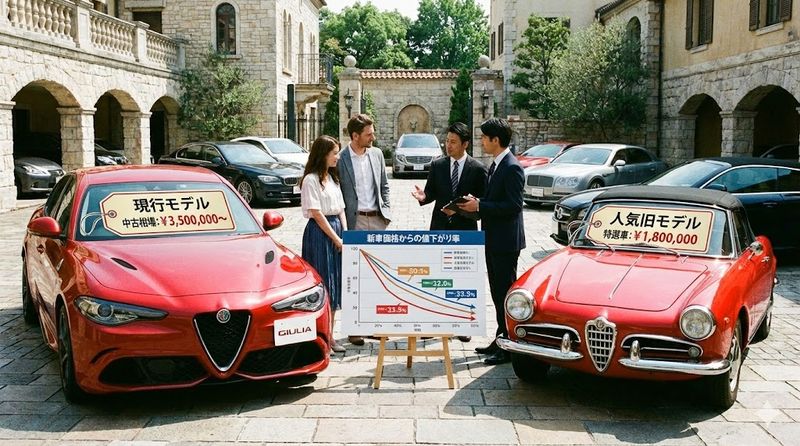 2.アルファロメオの中古車の実際の相場