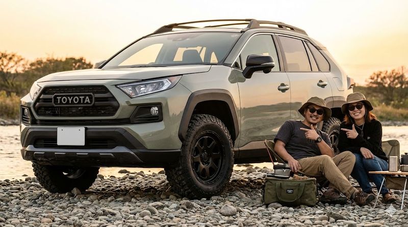 7.RAV4リフトアップ後のカスタム事例