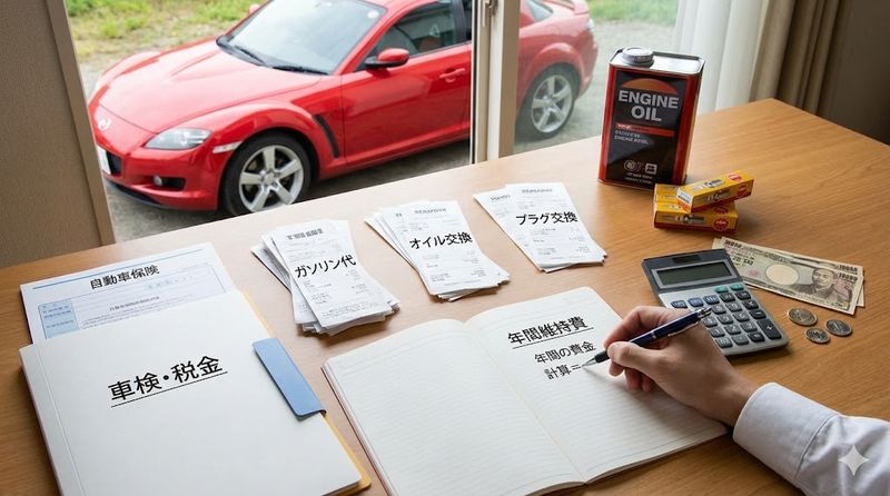 2.RX-8の維持費の内訳と年間コスト