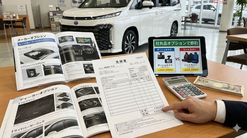 3.ノアのオプション費用と見積もり実例を公開