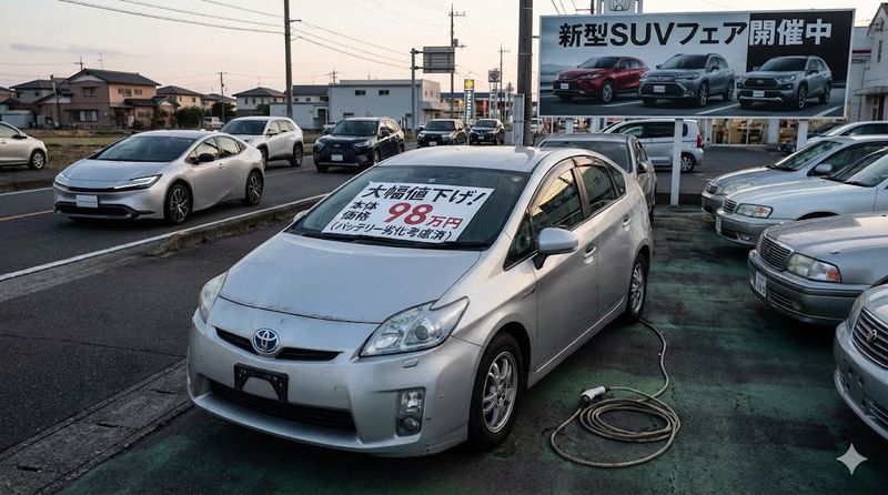 2.プリウスPHV中古が安い理由と市場価格の実態