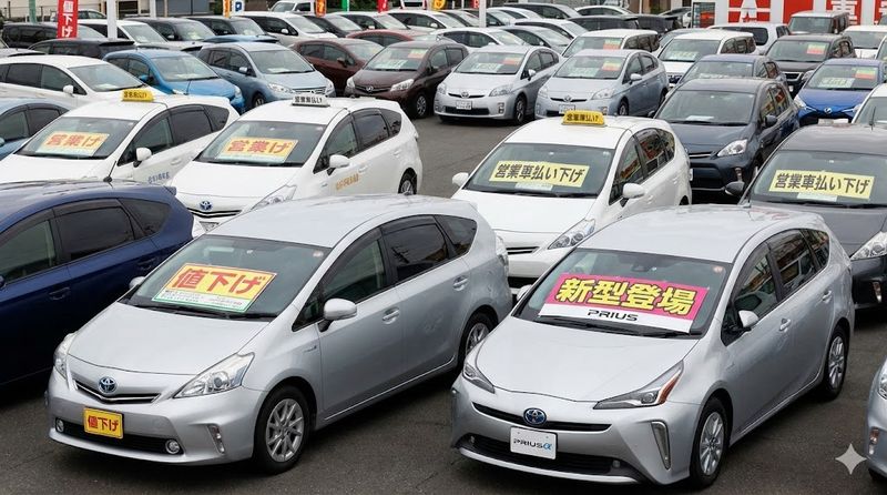 1.プリウスα中古が安い理由