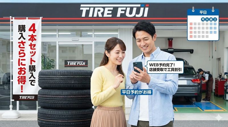 3.タイヤフジで工賃を抑えるお得な利用方法