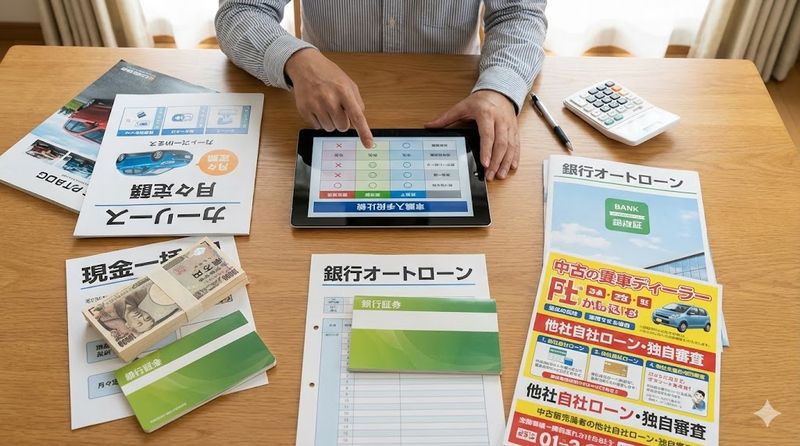 3.自社ローン以外の車購入手段と注意点