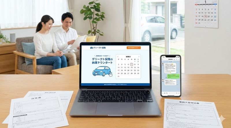 3.納車前にスムーズに任意保険に加入する方法