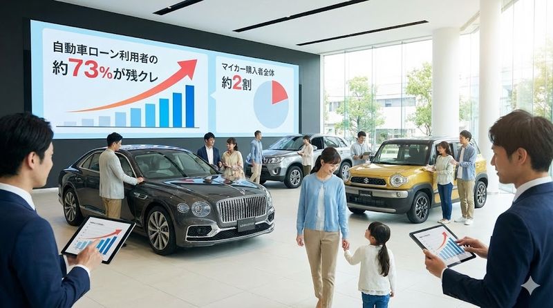 1.残クレで買う人の割合は増えている？最新データを解説