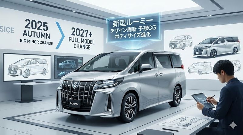 1.ルーミー フルモデルチェンジ外観の最新情報