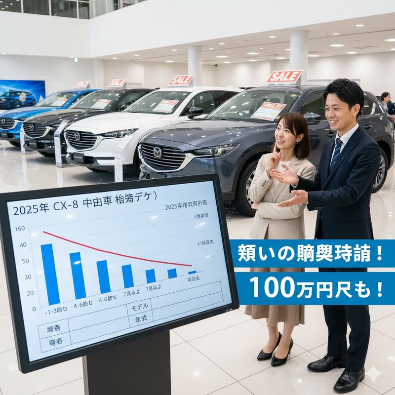 4.CX-8中古車の買い時と価格相場