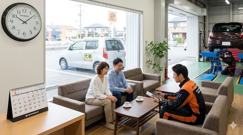 3.オートバックスのサイドミラー修理にかかる時間