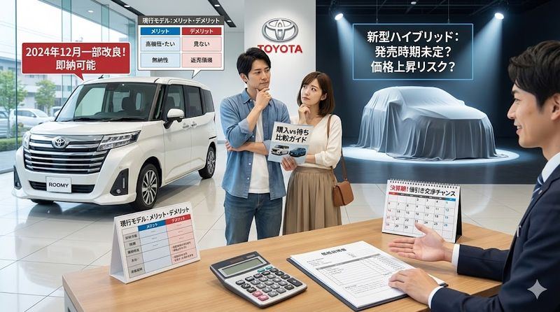 3.現行ルーミーを今買うべきか待つべきか