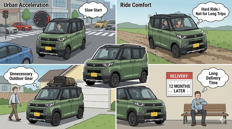 2.デリカミニの実際のデメリットを詳しく解説