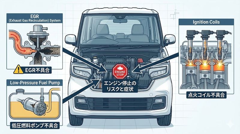 3.エヌボックスリコールの具体的な不具合内容