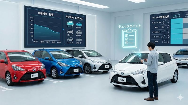 4.ビッツ ハイブリッドの中古車選び