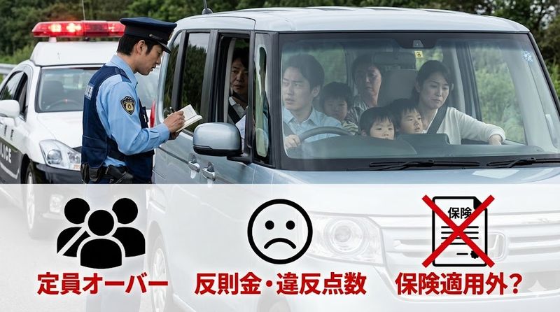 3.定員オーバーの罰則とリスク